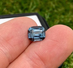 GFCO Certified Natural 3.77 Ct. Blue Spinel gemstone, Cushion , Origin Tanzania