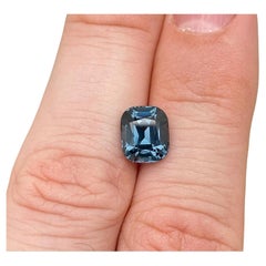 GFCO Certified Natural 3.77 Ct. Blue Spinel gemstone, Cushion , Origin Tanzania