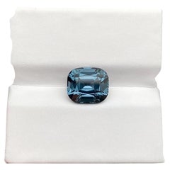 GFCO-zertifiziert Natürlich 3,77 Ct. Blauer Spinell Edelstein, Cushion , Herkunft Tansania