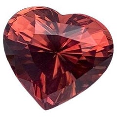 GFCO certified Natural 8.44Ct Tourmaline gemstone, Heart cut, Nigeria