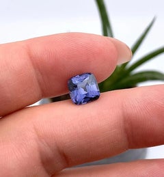 GFCO-zertifiziert Natürlicher VS 3,22ct Violetter Spinell Edelstein, Kissenschliff, Tansania