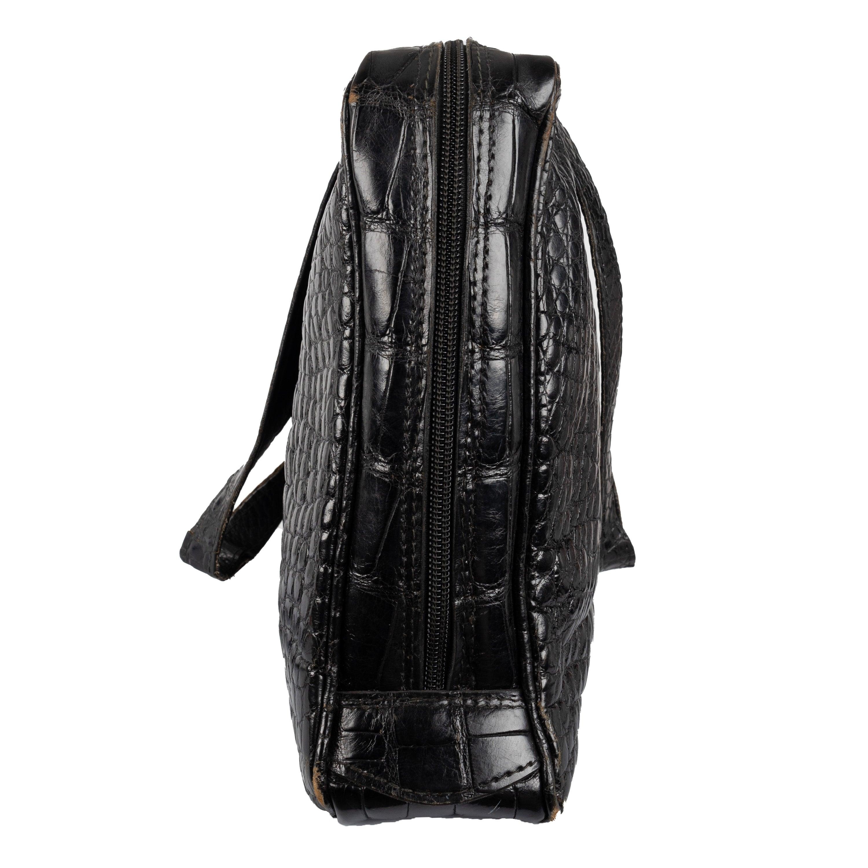 GFF Croc-embossed Shoulder Bag - '90s In Fair Condition For Sale In Milano, IT