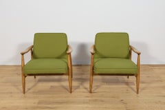GFM-87 Armchairs by Juliusz Kedziorek for Gościcińskie Furniture 1960s, Poland.