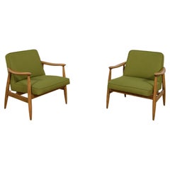 Poltrone GFM-87 di Juliusz Kedziorek per Gościcińskie Furniture 1960, Polonia.