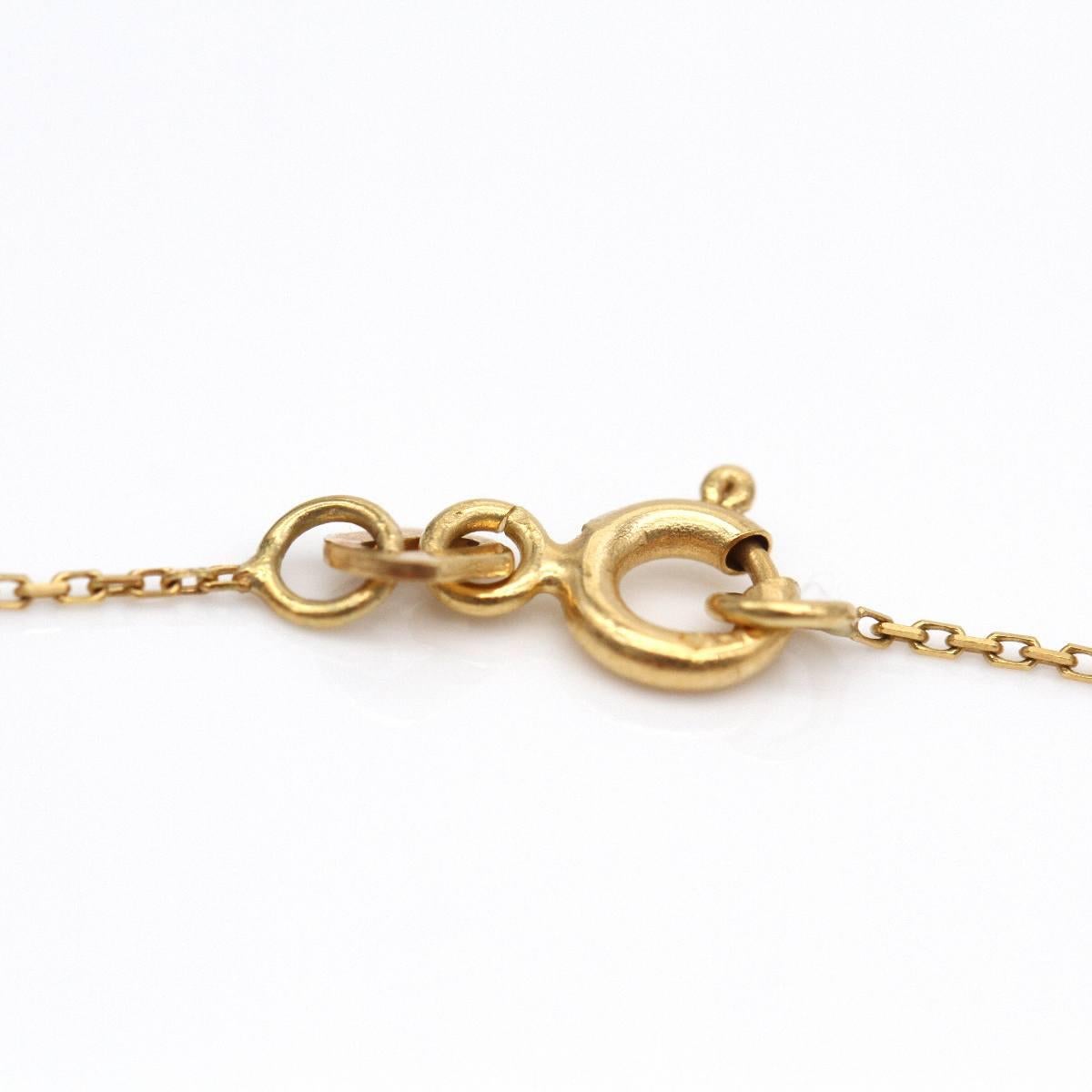 GG 18K Yellow Gold Hand Chain Bracelet – 18K Bracelet for Women In New Condition For Sale In Barcelona, CT