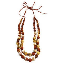 GG by Gordana Gasparovic Necklace Made with Authentic Vintage Hermes Scarves