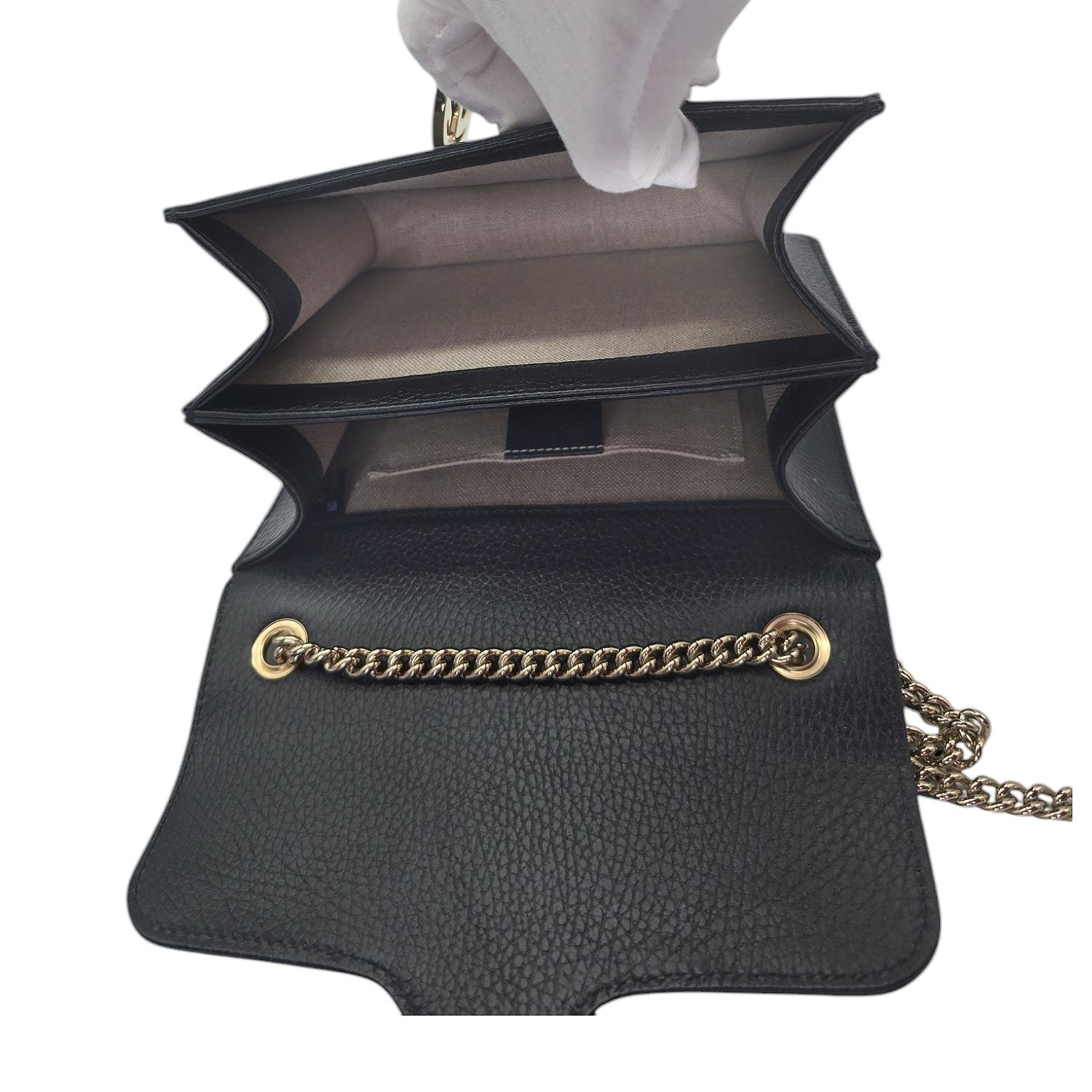 Gucci Dollar Calfskin Interlocking G Small Shoulder Bag For Sale 1