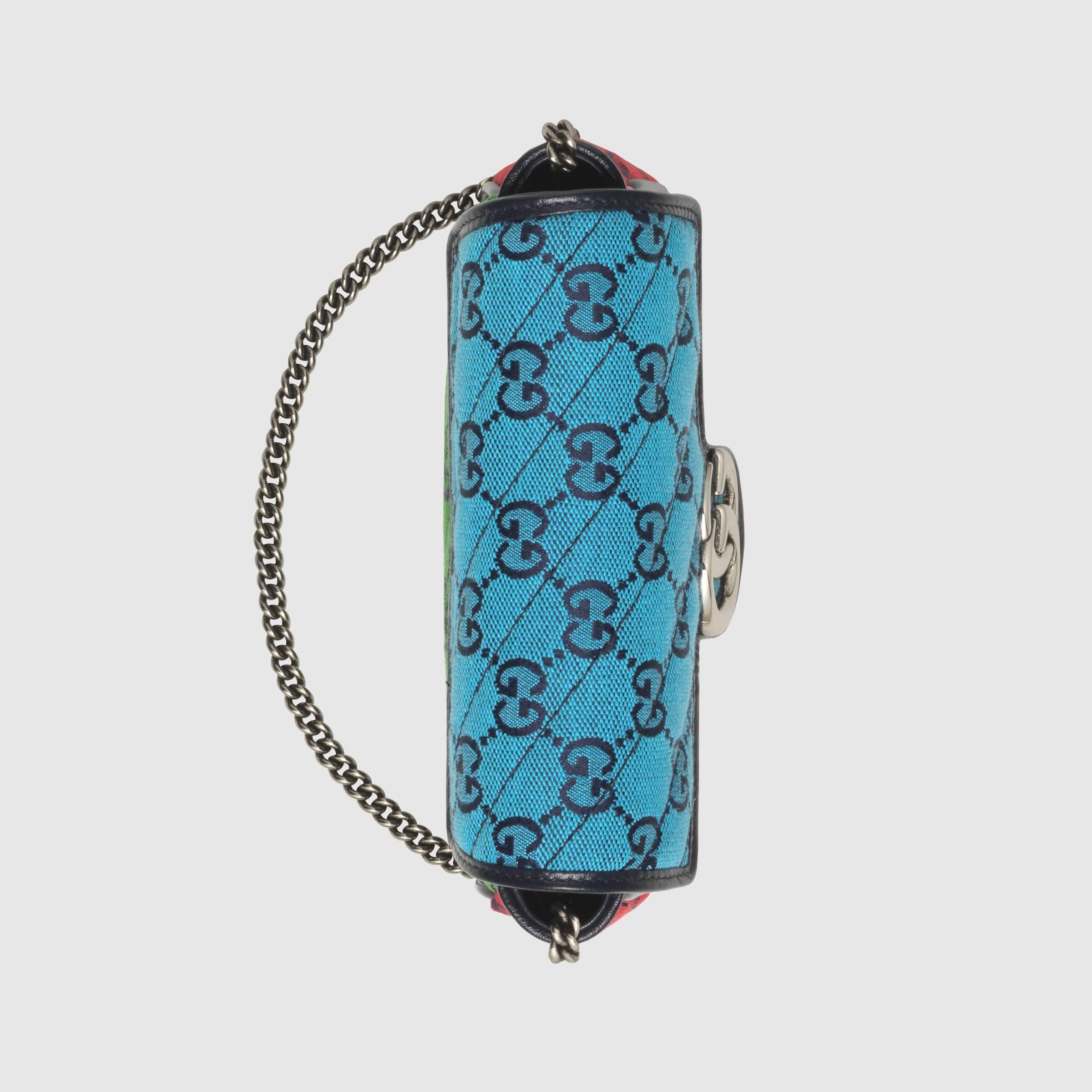 GG Marmont Multicolour Super Mini Bag In New Condition In Brossard, QC