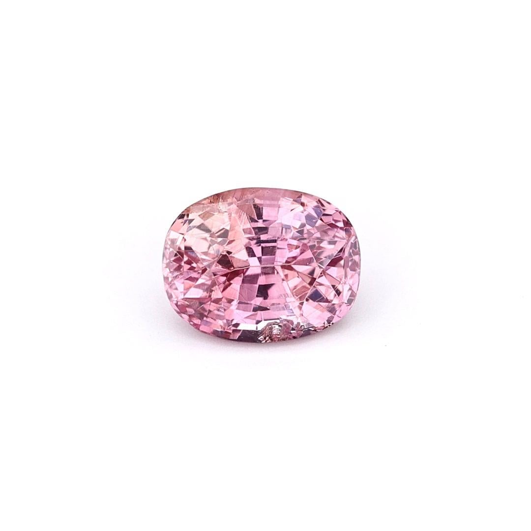 Unheated natural Padparadscha Sapphire, renowned as the king of sapphires. This exquisite gemstone originates from Ceylon (Sri Lanka), known for producing exceptional quality stones. With its internally flawless clarity, this Padparadscha Sapphire