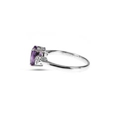 GGTL Certified 2.81 Carat No Heat Spinel Diamond Engagement Ring