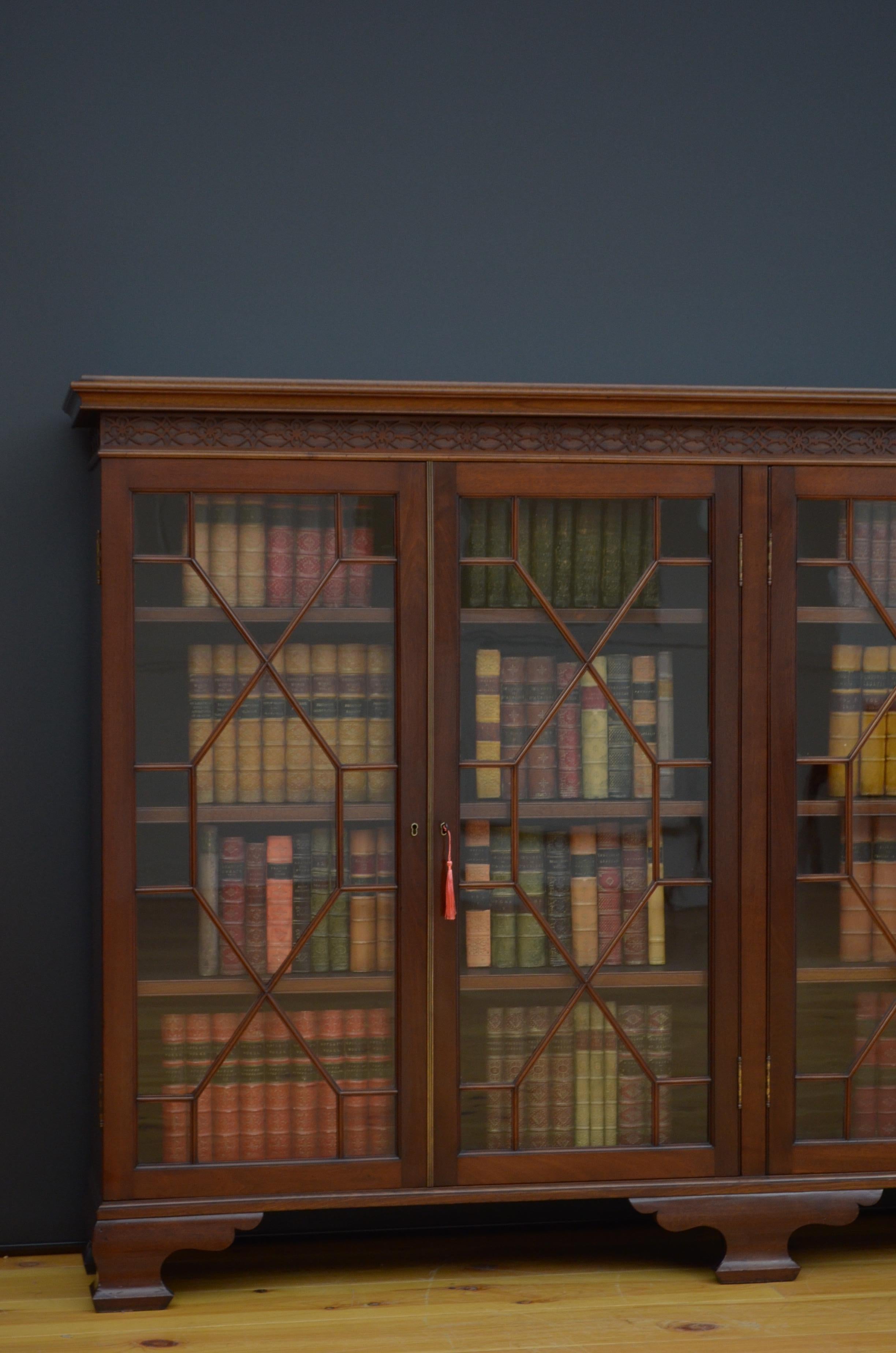 G.H. Morton & Son Mahogany Bookcase 4