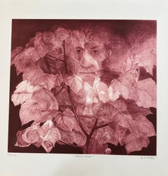 H. H. Rothe, "Mindscape" firmato a mano, mezzatinta