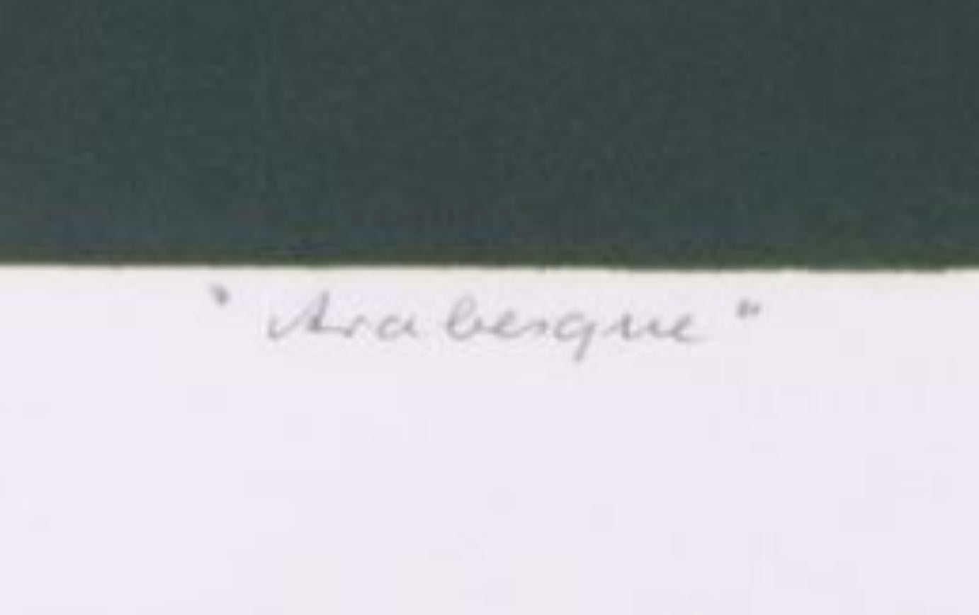 G.H. Rothe Signiert Mezzotinto Arabesque, Mezzotinto im Zustand „Gut“ im Angebot in Forney, TX