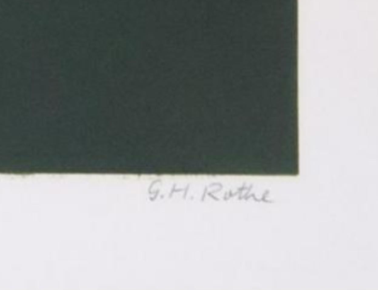 G.H. Rothe Signiert Mezzotinto Arabesque, Mezzotinto (20. Jahrhundert) im Angebot
