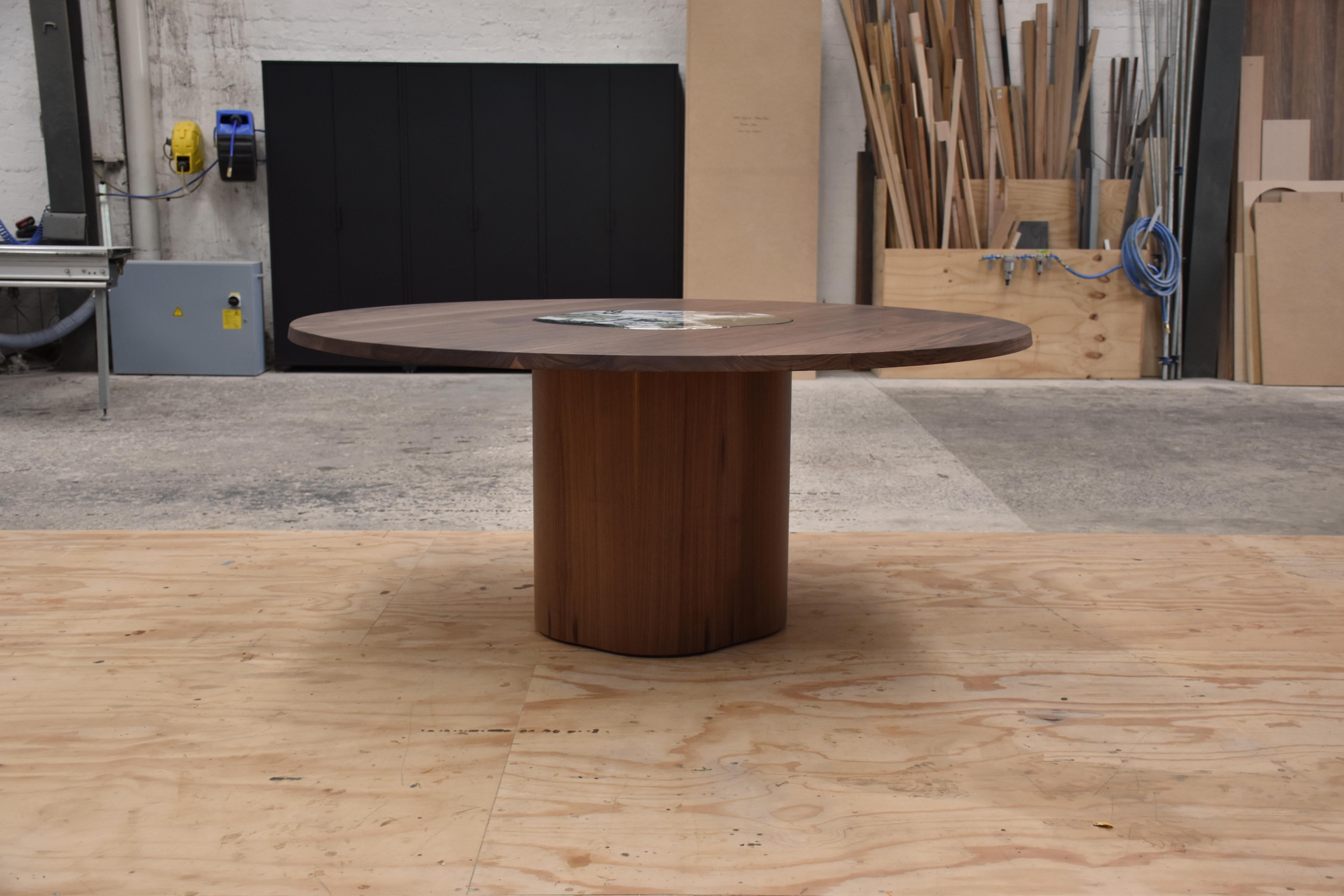 Post-Modern Ghanem Oval Dining Table by Daniel Poole For Sale