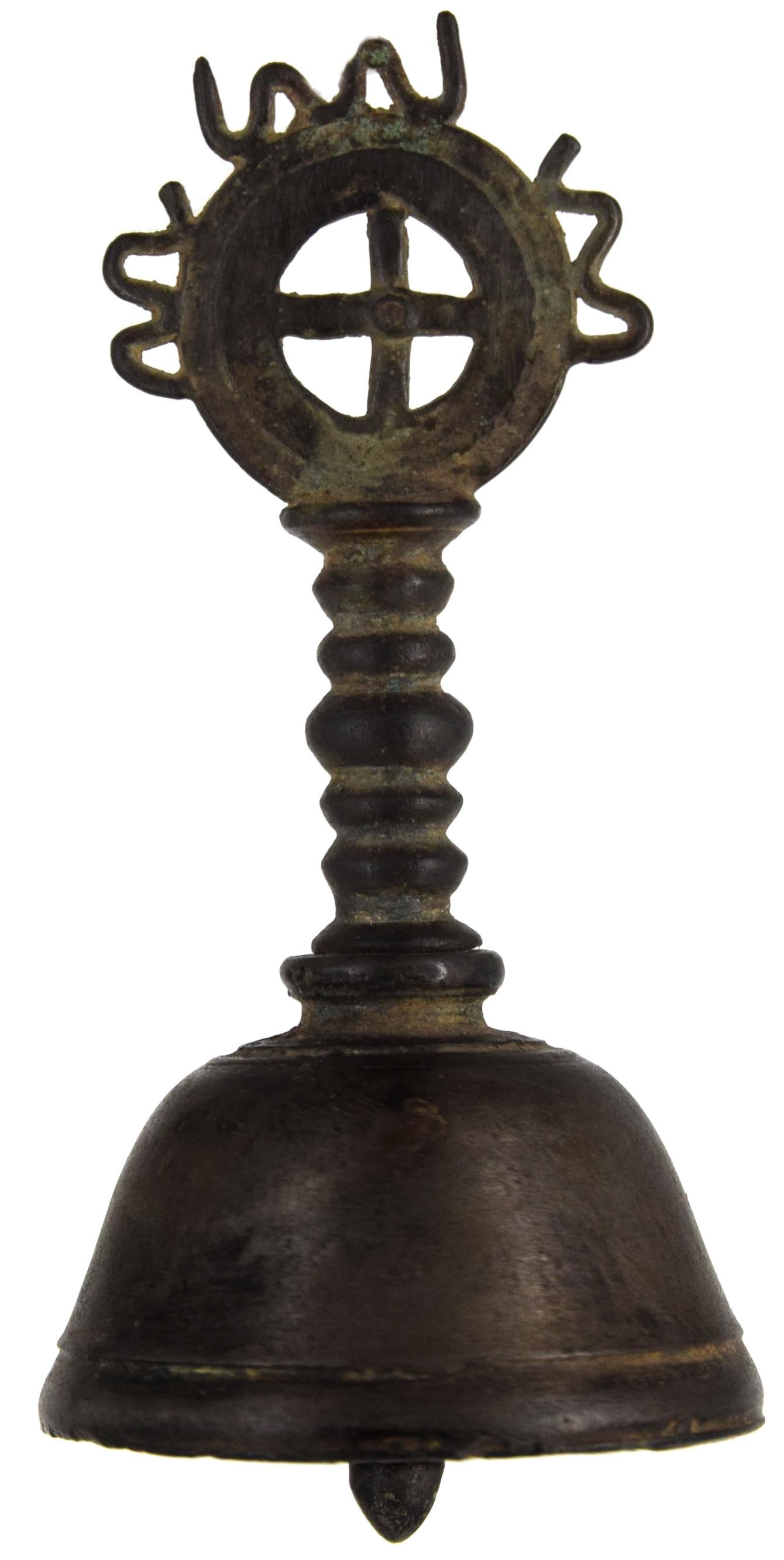 Modern 'Ghanta' Bell from Indonesian Temple in Bronze