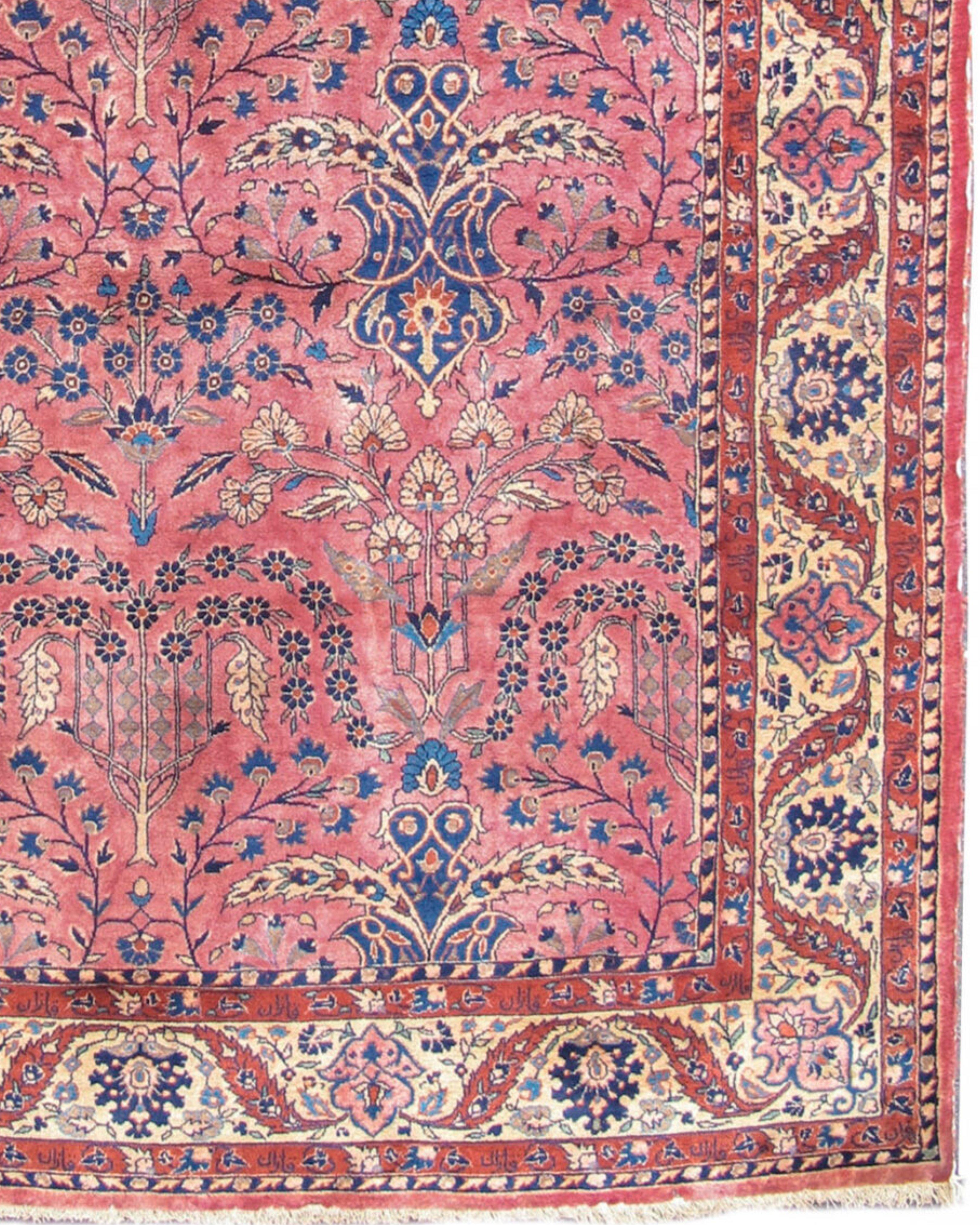 Ancien tapis persan Ghazan Sarouk, vers 1900 Excellent état - En vente à San Francisco, CA