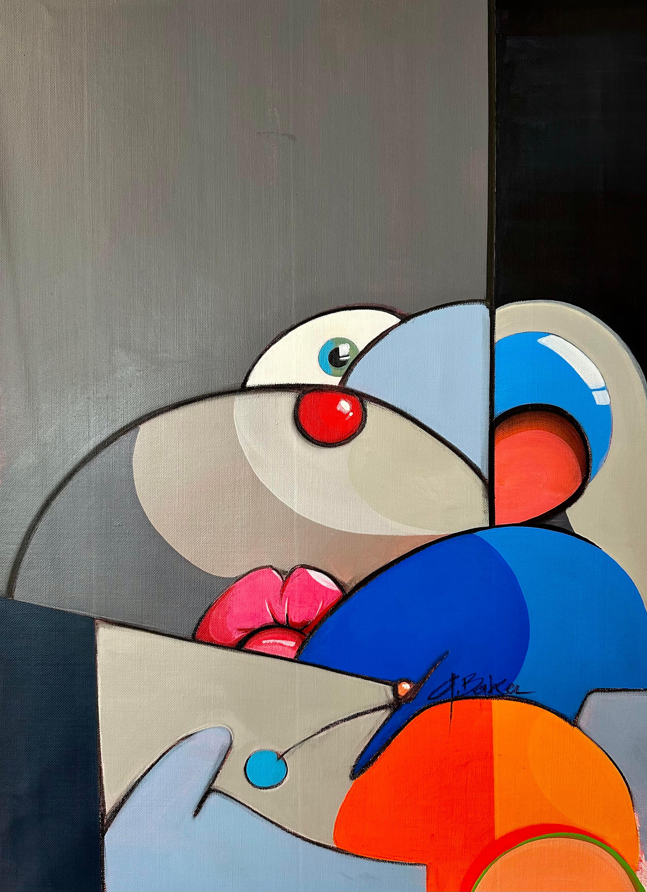 Abstract Painting di Ghazi Baker - NONTITOLATO