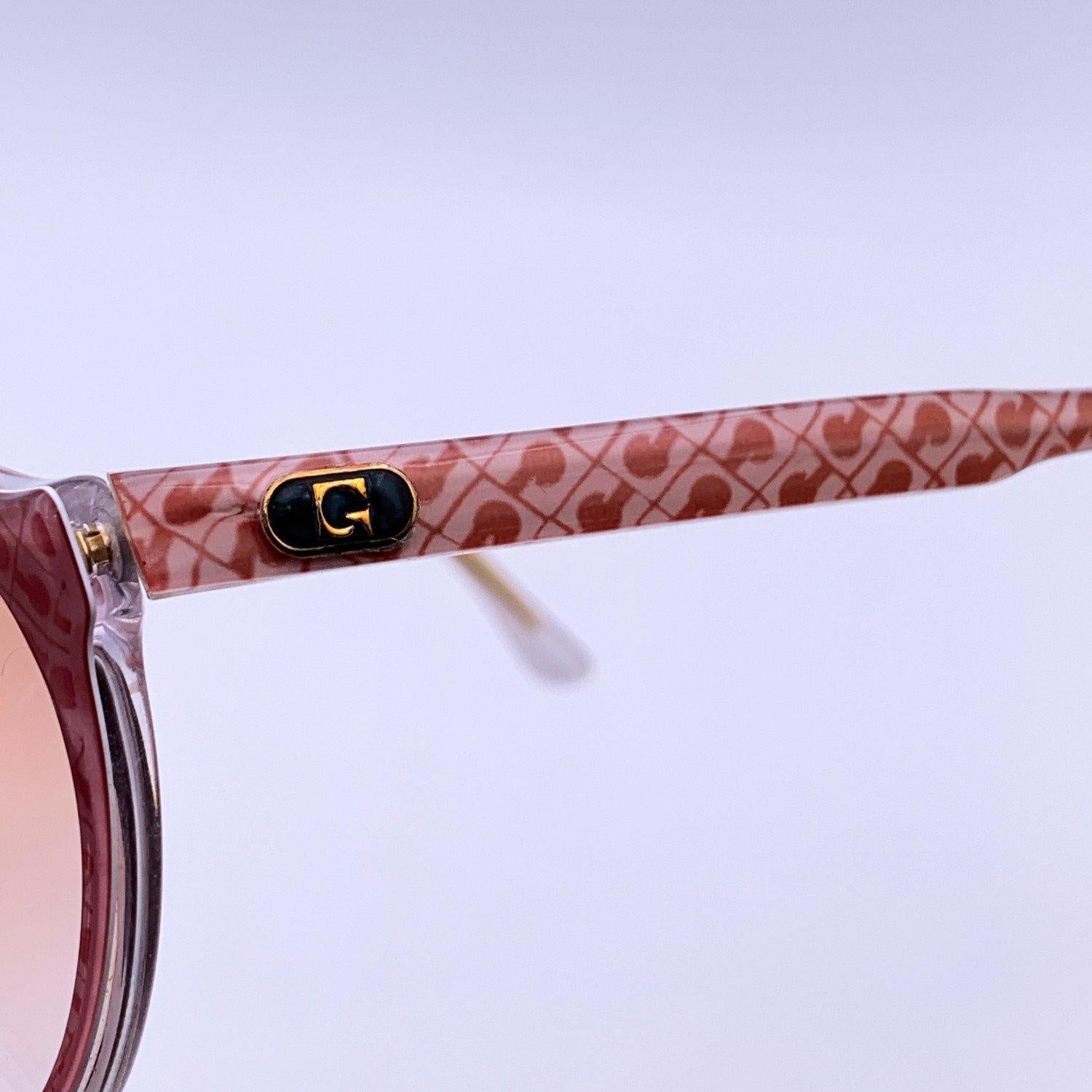 Women's Gherardini Vintage Mint Apricot Pink Logo Sunglasses G/2 56/11 140 mm