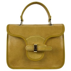 Gherardini Bolso Bolso Bellona Satchel Piel Amarillo