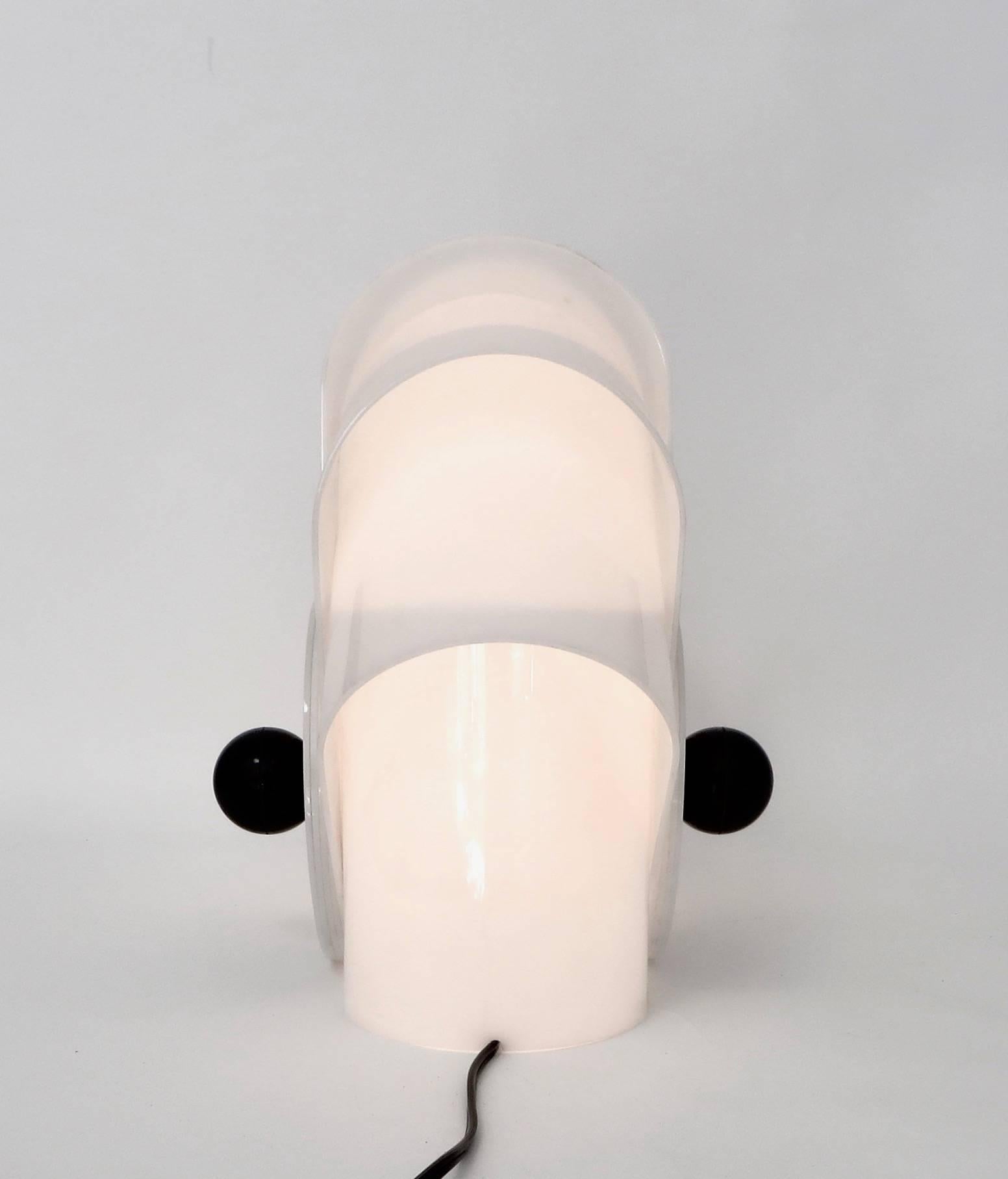 Acrylic Gherpe Table Lamp by Superstudio Poltronova Italy