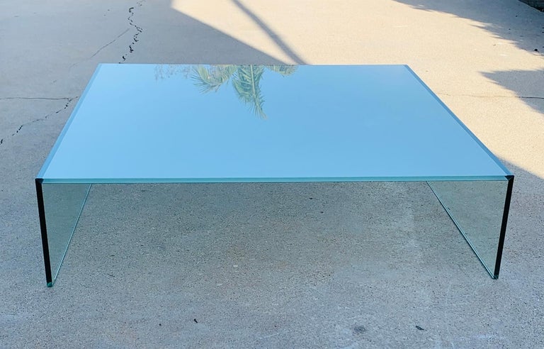 Contemporary Ghiacciolo Ponte Table, by Piero Lissoni 4 Glas Italia For Sale