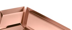 Ghidini 1961 Axonometry Large Parallelepiped Tray in Copper by Elisa Giovanni