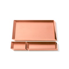 Ghidini 1961 Axonometry Office Set in Copper by Elisa Giovanni