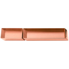 Ghidini 1961 Axonometry Office Set in Copper by Elisa Giovanni