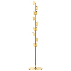 Ghidini 1961 Butterfly Coatrack in Brass by Richard Hutten