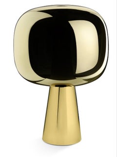 Italienische Design Ghidini 1961 Tischlampe aus Messing und Metallisiertem Glas, Zweige