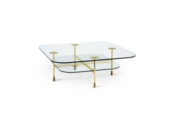Ghidini 1961 Da Vinci Square Table in Crystal by Richard Hutten
