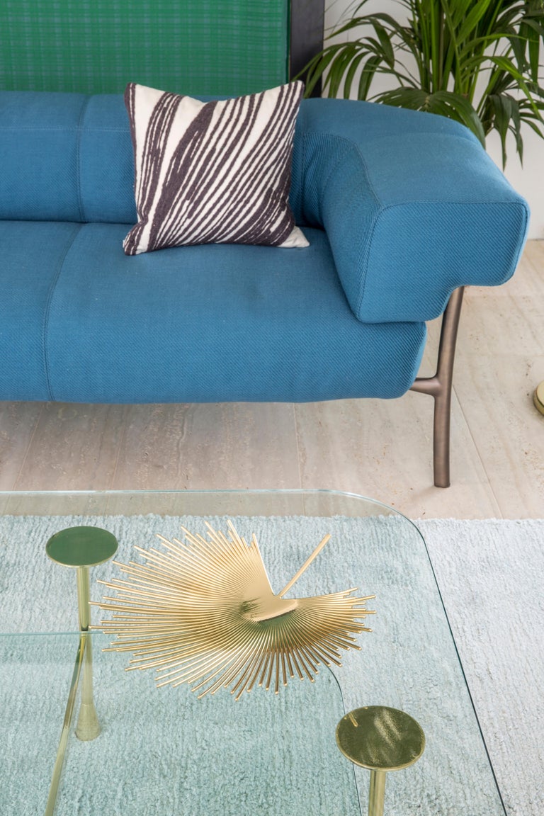 Ghidini 1961 Da Vinci Square Table in Crystal by Richard Hutten