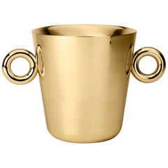 Ghidini 1961 Double O Ice Bucket in Stainless Steel by Richard Hutten