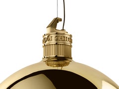Ghidini 1961 Factory Medium Suspension Light in Brass by Elisa Giovanni