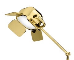 Ghidini 1961 Flamingo Floor Lamp in Aluminum by Nika Zupanc