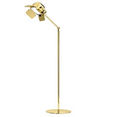 Lampada da terra Ghidini 1961 Flamingo in alluminio di Nika Zupanc