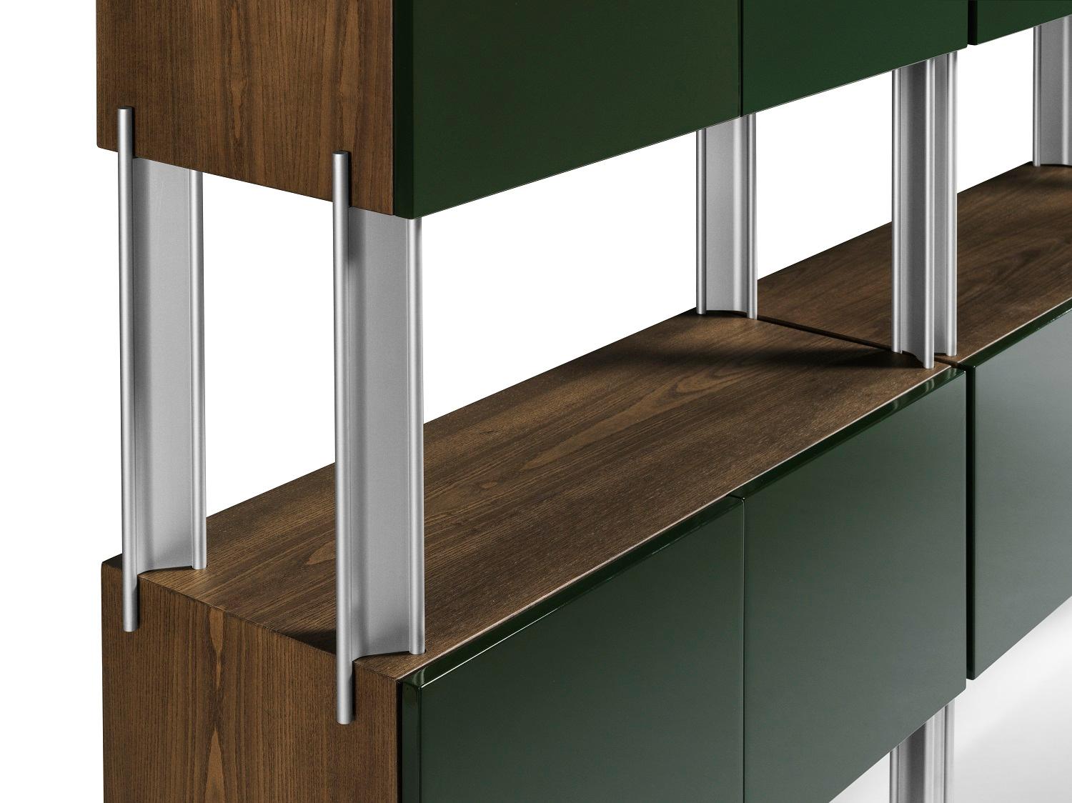 Moderno Ghidini 1961 Flexor Bookcase di Robert Stadler in vendita