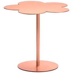 Ghidini 1961 Flowers Medium Side Coffee Table in Rose Gold Finish