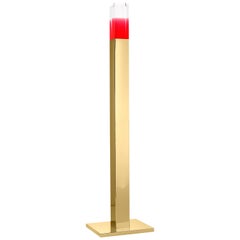 Ghidini 1961 Giotto Floor Lamp in Stainless Steel & Plexiglass by Andrea Branzi