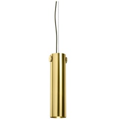 Ghidini 1961 Indi-Pendant Cylinder Lamp in Polished Brass