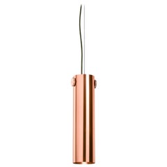 Ghidini 1961 Lampada a Cilindro Indi-Pendant con Finitura Oro Rosa
