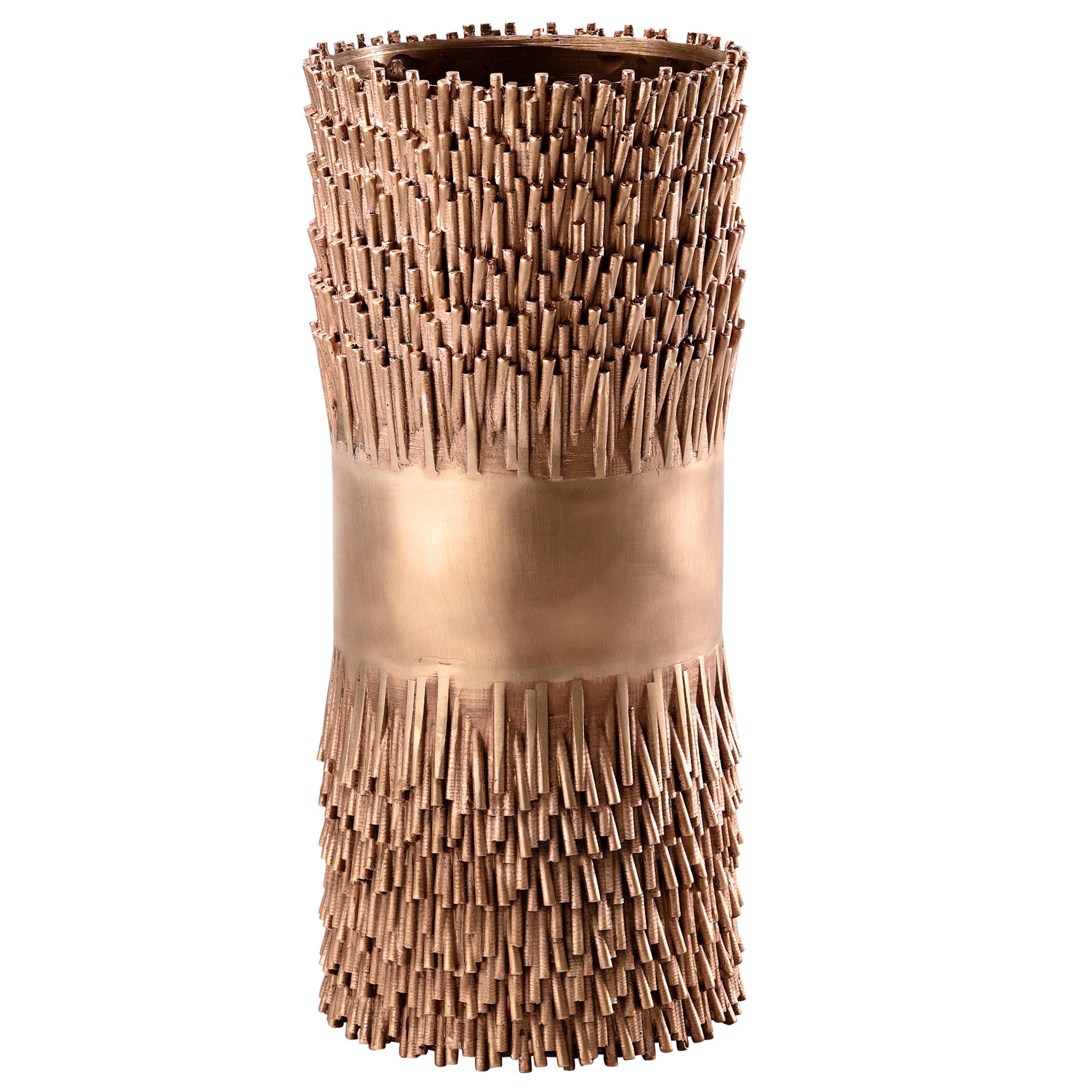 For Sale: Pink (Bronze) Ghidini 1961 Jack Fruit Sculptural Vase by Campana Brothers