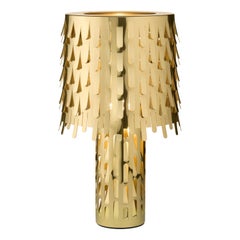 Lámpara de mesa Ghidini 1961 Jackfruit de latón pulido by Campana Brothers