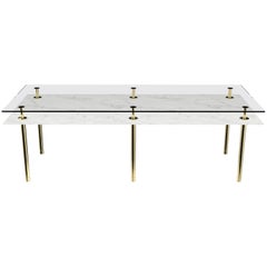 Ghidini 1961 Legs Dining Table in Carrara White by Paolo Rizzatto