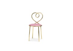 Ghidini 1961 Love Chair Ninfea in Polished Brass by Nika Zupanc