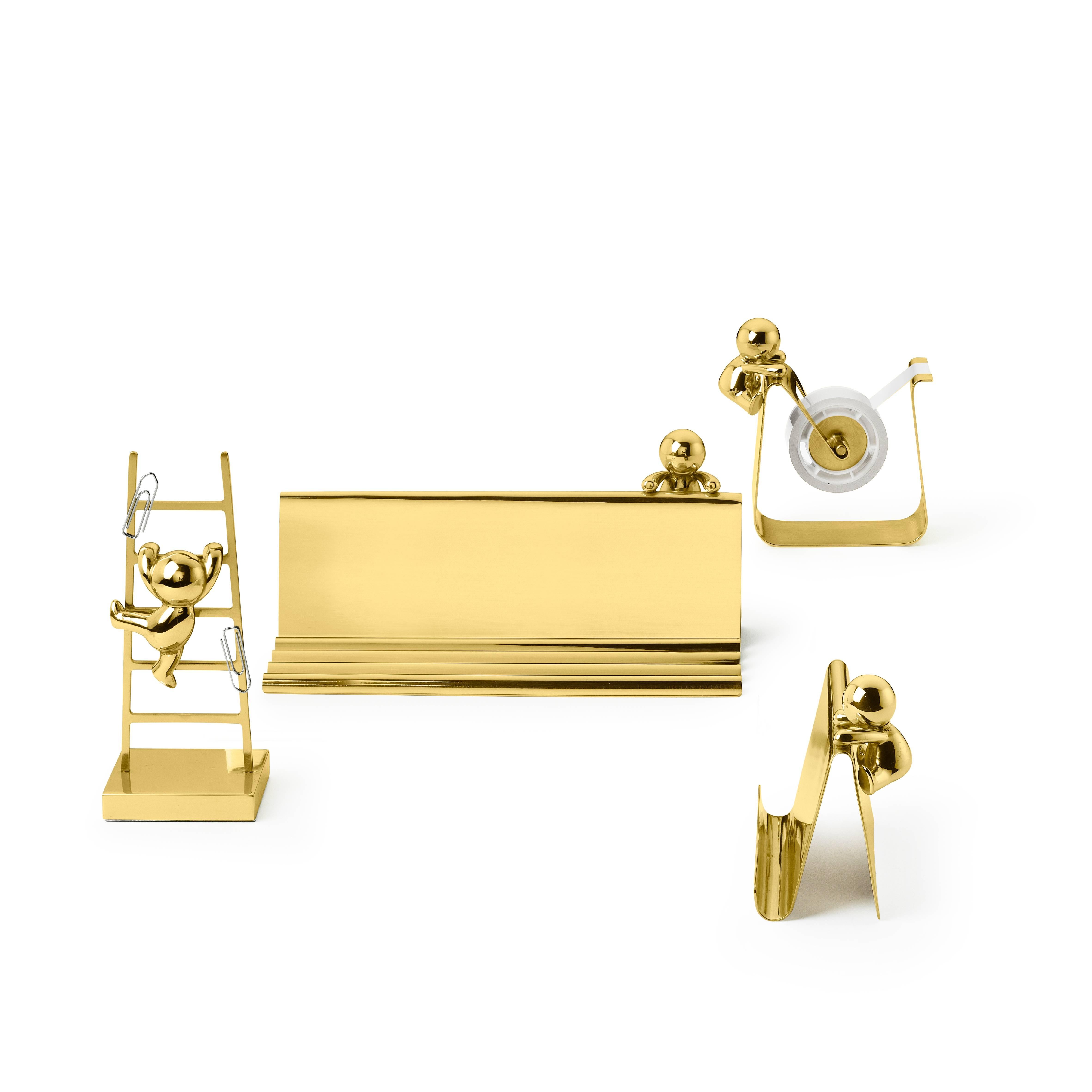 Made from brass the pen and card tray is suitable for storing pens, pencils and cards and adds a touch of whimsy to your home office.