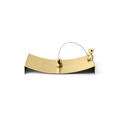 Ghidini 1961 Omini Il Vassoio dei Tovaglioli del Pescatore in ottone di Stefano Giovannoni