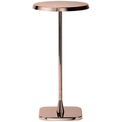 Ghidini 1961 Opera Extra Small Round Side Table in Copper Bronze Finish