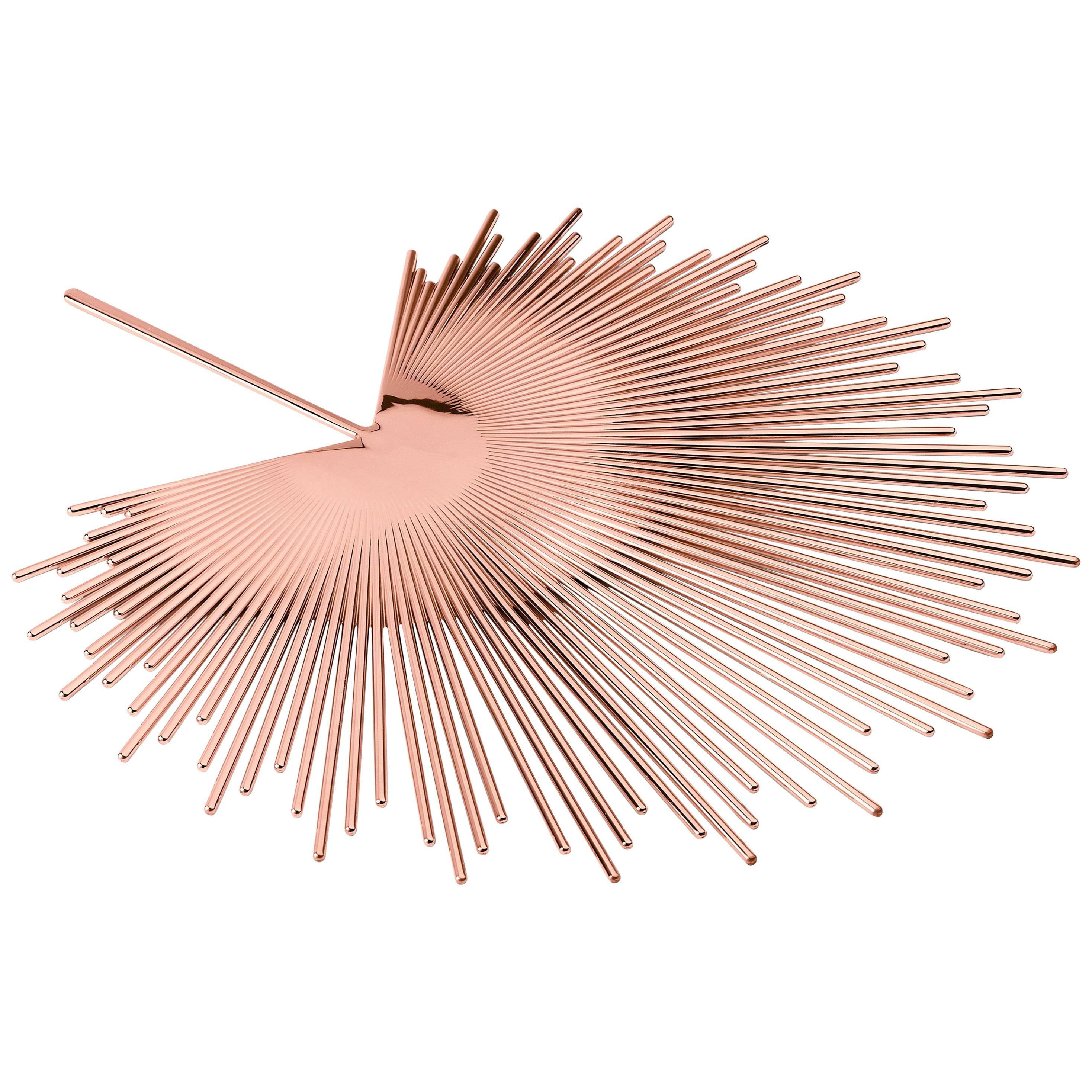 Ghidini 1961 Vassoio per palme con finitura oro rosa